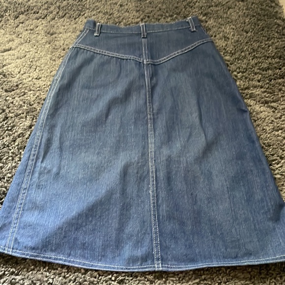 Vintage 70s denim skirt - Picture 8 of 8